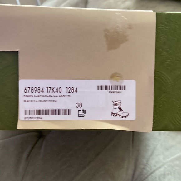 Gucci boots - Like new ankle boot with large GG leather and canvas - Picture 9 of 11